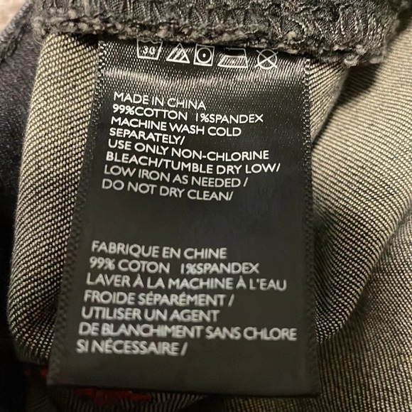 BDG Urban Outfitters Denim Black Twig Mid Rise Distressed Knee Raw Hem Jeans 28 - Picture 9 of 16